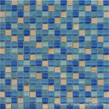 Mosaico de mosaico de vidro de design de 4 mm Mosaico de piscina